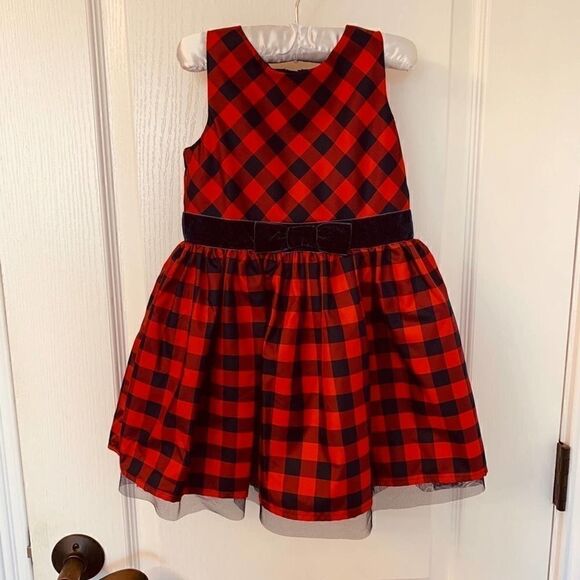 Perfect Navy & Red Christmas Dress! 🌲 🎁 - Picture 1 of 3